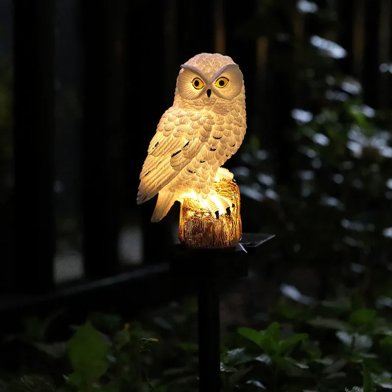 GlowPerch — Solar-Powered, Weatherproof, Auto-Sensing Owl Light