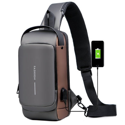 GuardSling - USB charging sport sling  Anti-theft shoulder bag