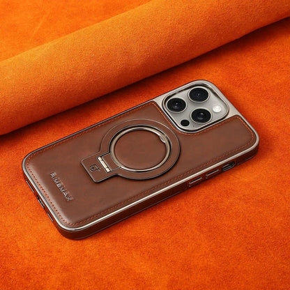 iPhone IronGrip Leather Stand Case