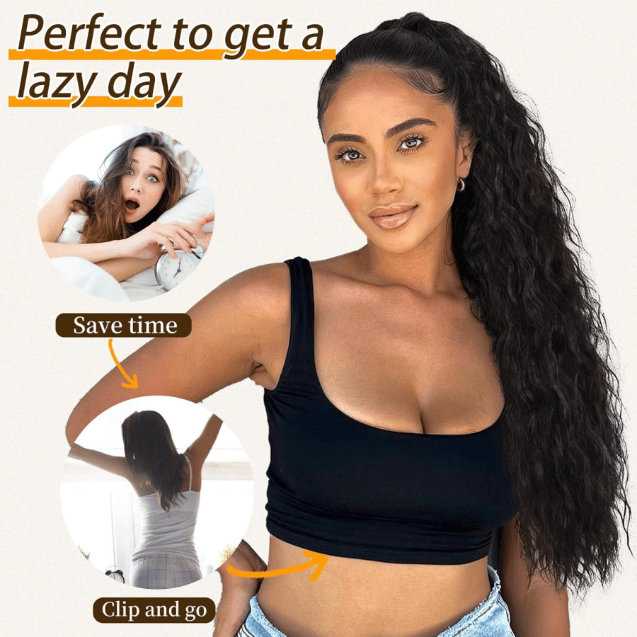 VelvaTail – Natural Hair Ponytail Extension