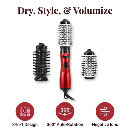 AeroVolume Pro — 3-in-1 Volumizing Blowout Brush