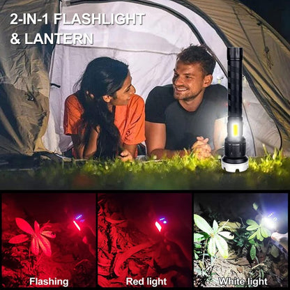 Ignis - LED Rechargeable Tactical Laser Flashlight High Lumens