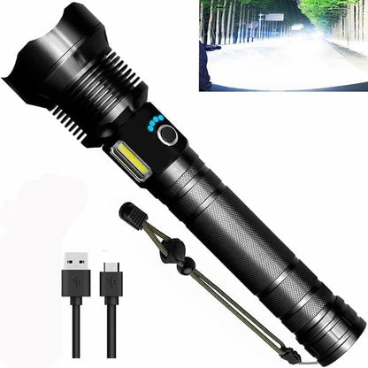 Ignis - LED Rechargeable Tactical Laser Flashlight High Lumens