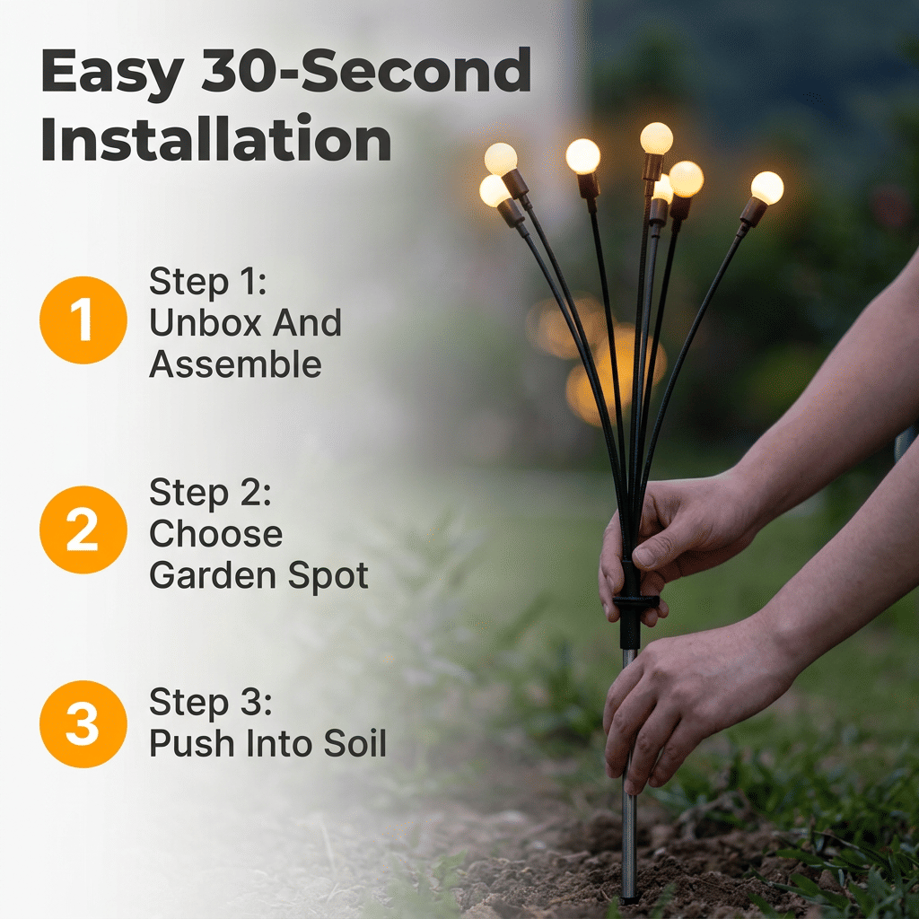 LumiDrift Lights - Solar powered garden lights