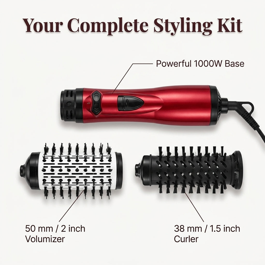 AeroVolume Pro — 3-in-1 Volumizing Blowout Brush
