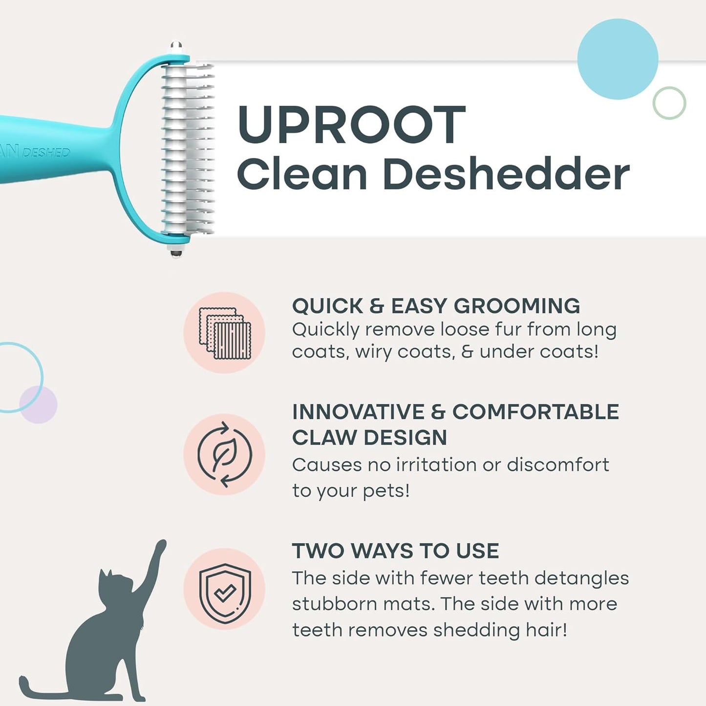 ShedEase Duo-Blade Brush