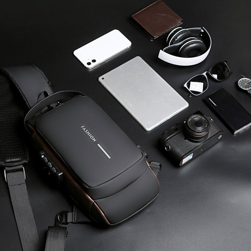 GuardSling - USB charging sport sling  Anti-theft shoulder bag