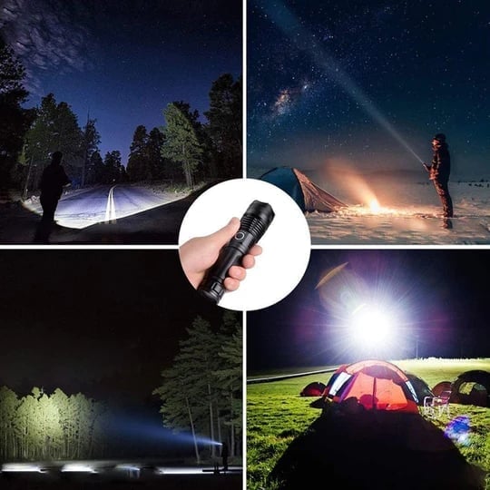 Ignis - LED Rechargeable Tactical Laser Flashlight High Lumens