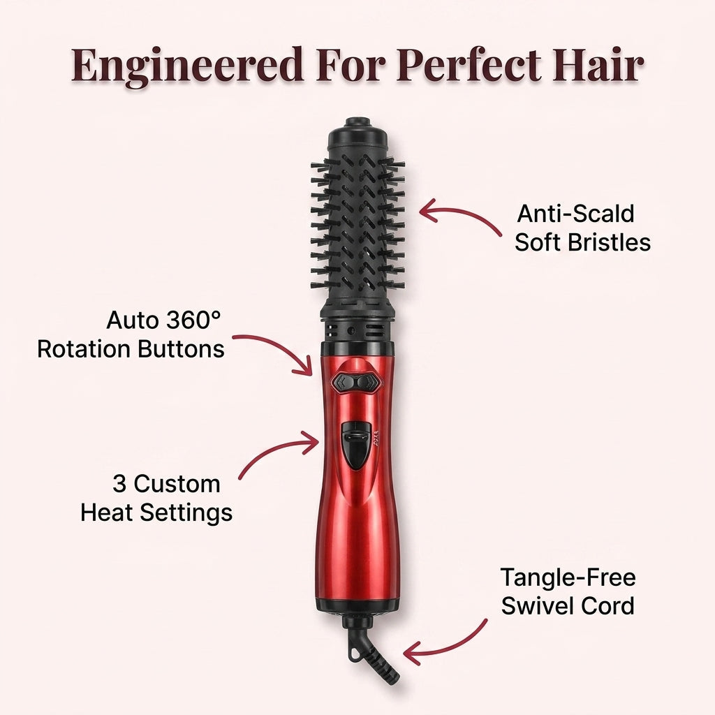 AeroVolume Pro — 3-in-1 Volumizing Blowout Brush