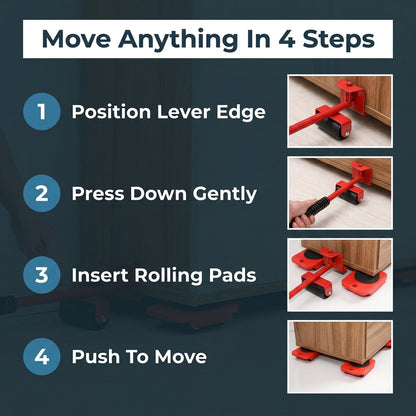 GlideEase Furniture Mover Kit