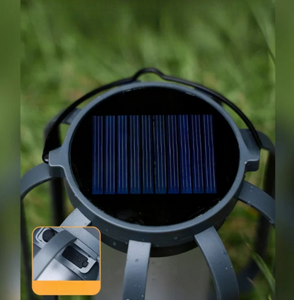 Amberglow Solar Flame Lantern