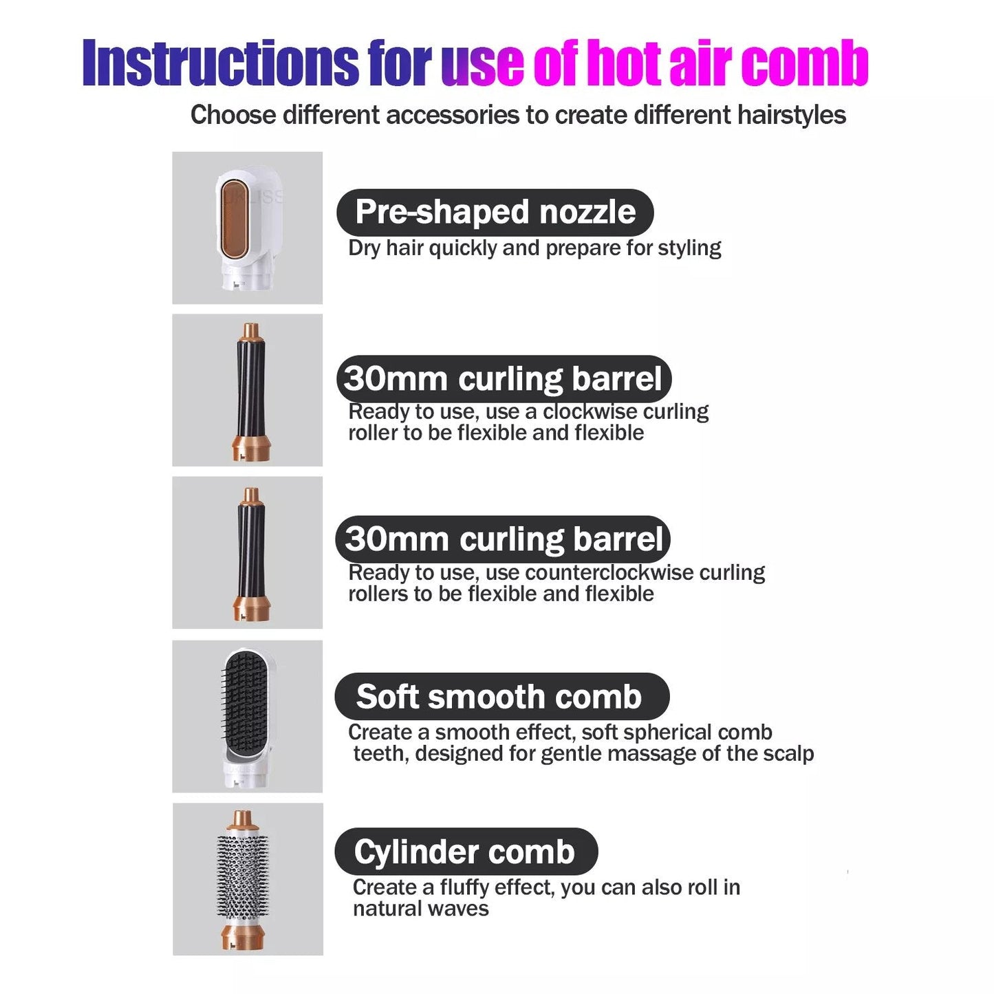 AeroStyle 5-in-1 Hair Styler