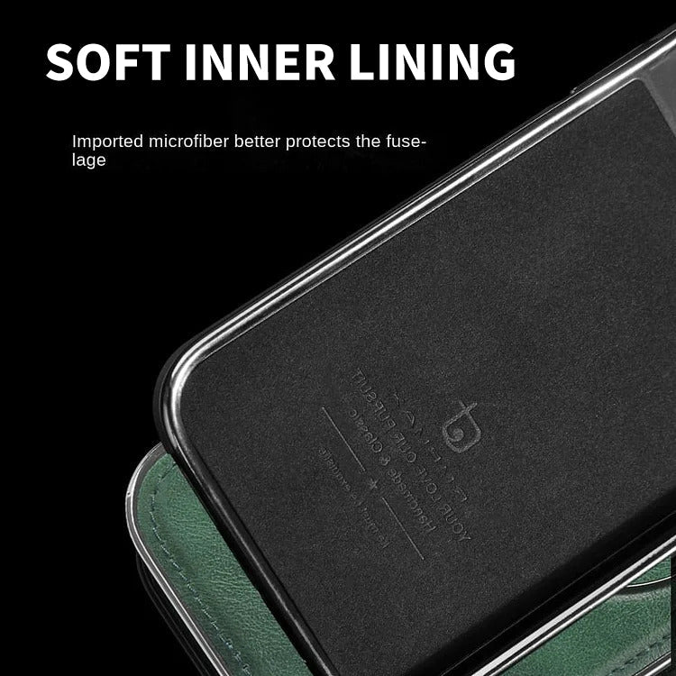 iPhone IronGrip Leather Stand Case