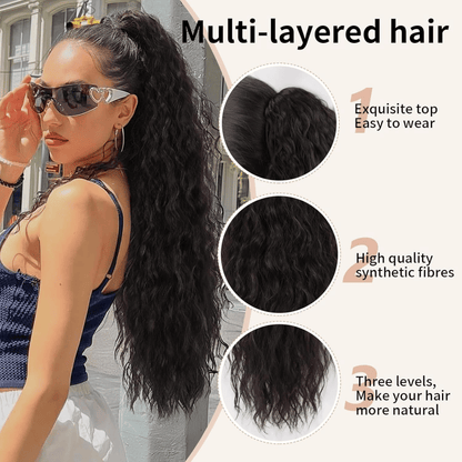 VelvaTail – Natural Hair Ponytail Extension