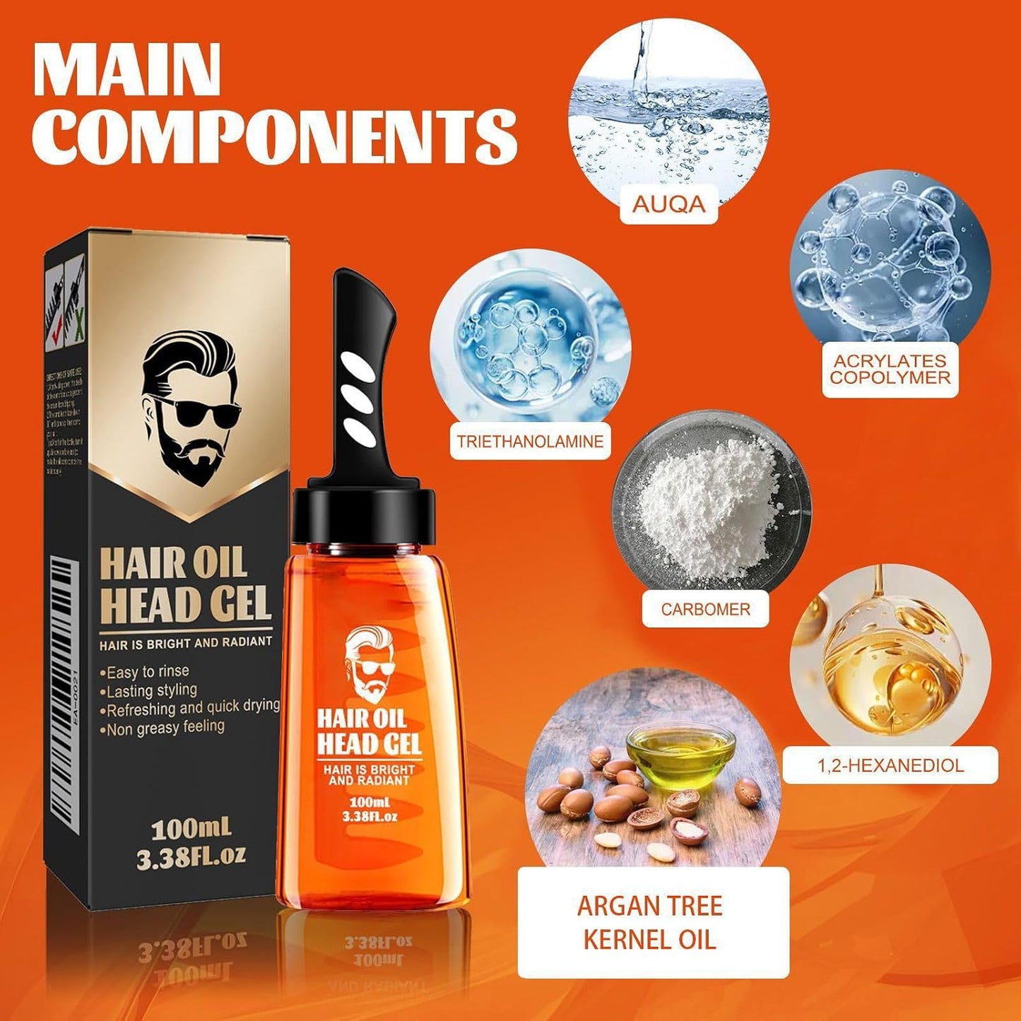 GlideGlow Comb