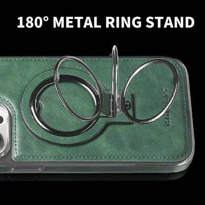 iPhone IronGrip Leather Stand Case