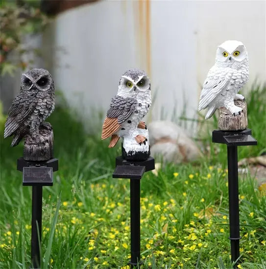 GlowPerch — Solar-Powered, Weatherproof, Auto-Sensing Owl Light