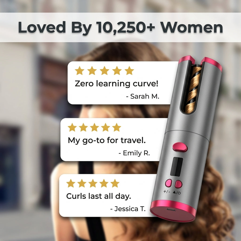 AutoCurl Wave - Get Soft, Consistent Curls