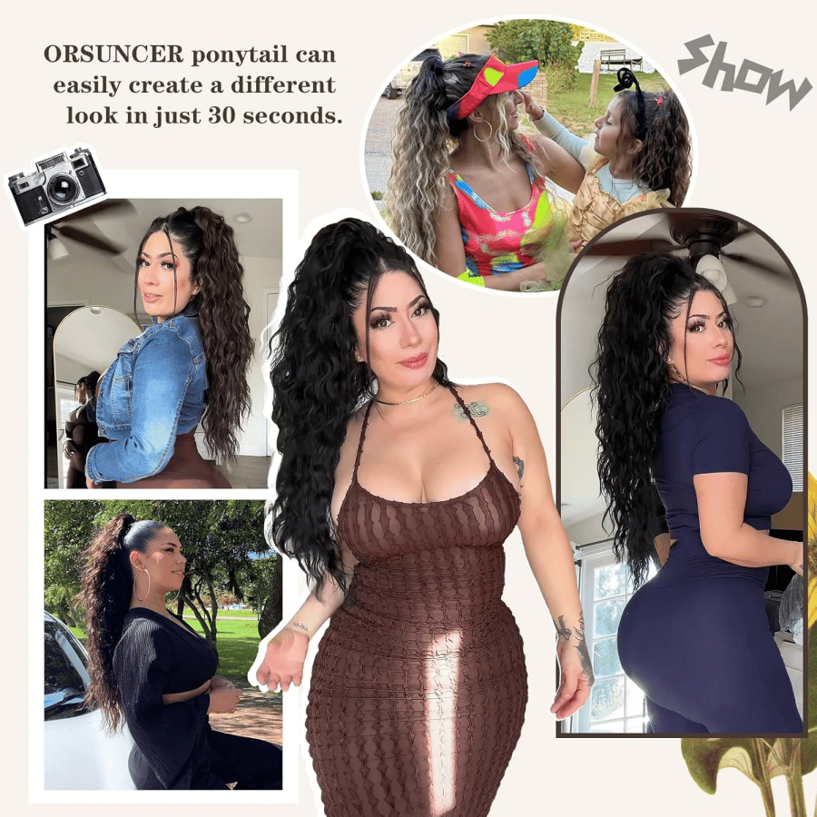 VelvaTail – Natural Hair Ponytail Extension