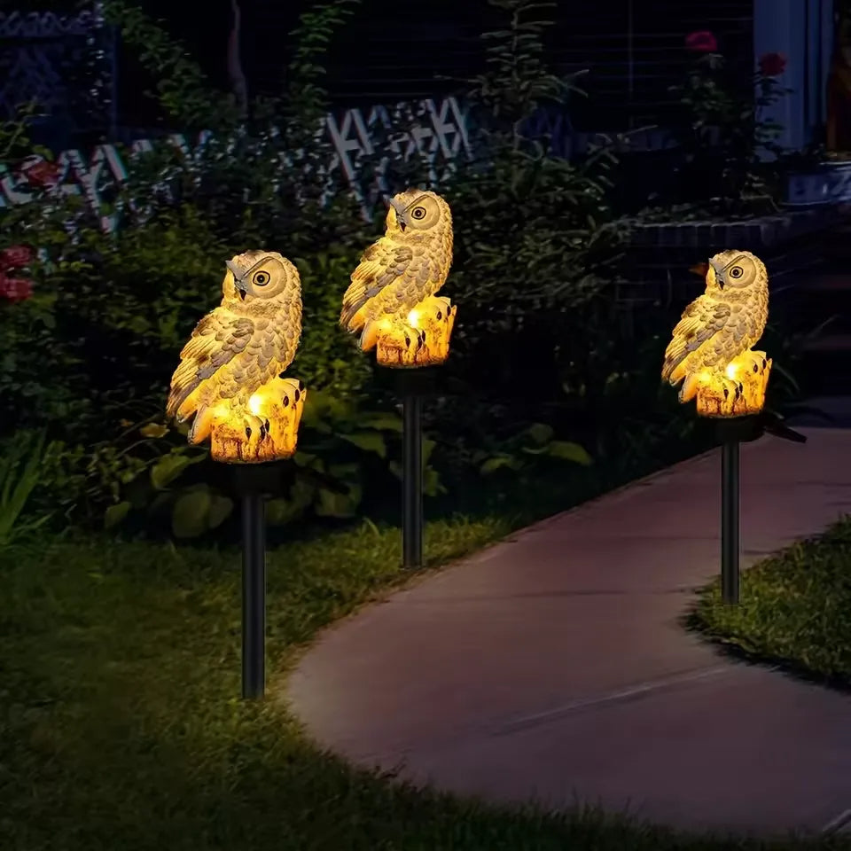GlowPerch — Solar-Powered, Weatherproof, Auto-Sensing Owl Light