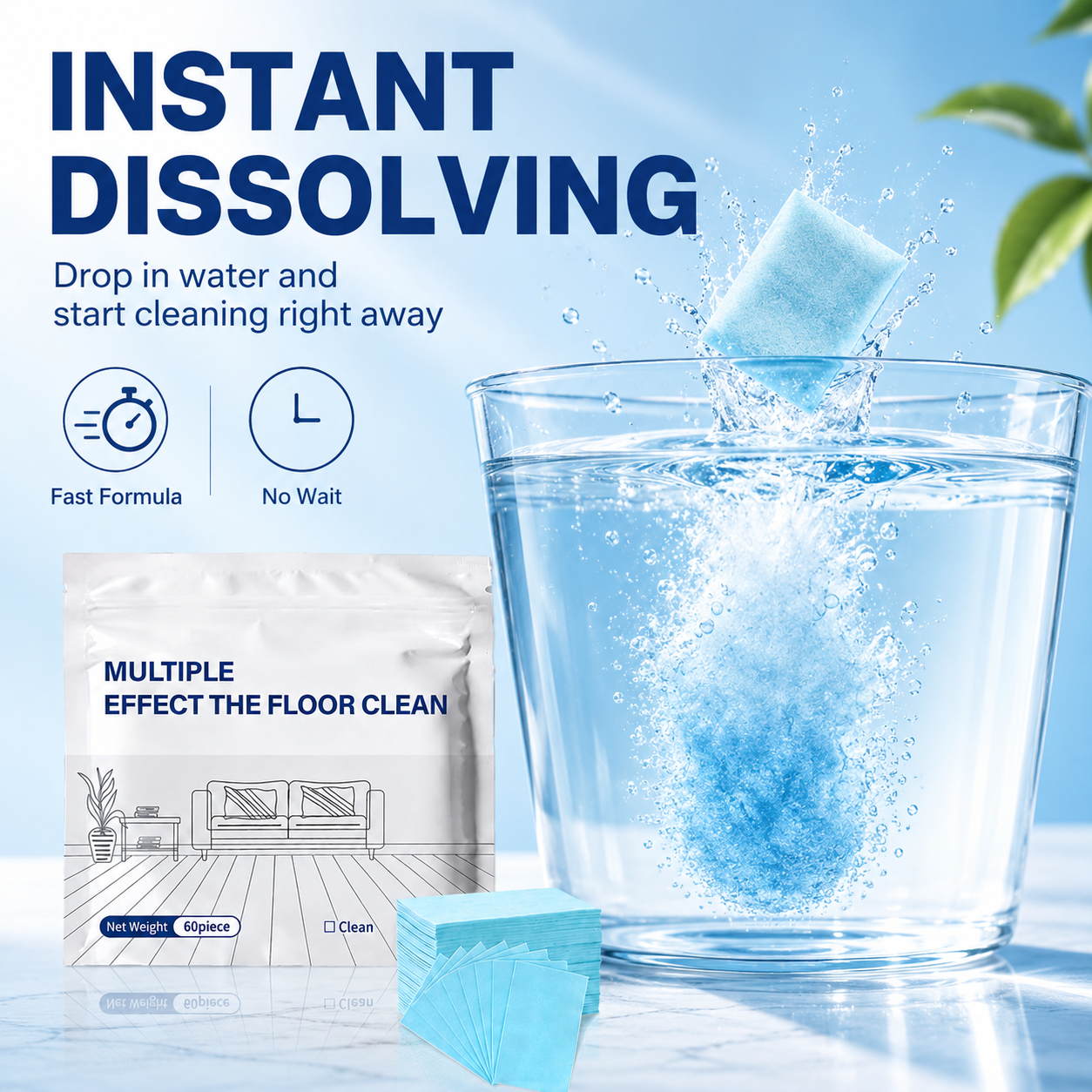 Multi-Effect Floor Cleaning Tablets