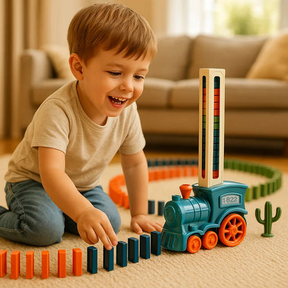DominoRail - Automatic Play, Endless Creativity, Family Fun