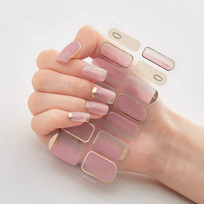 Snowflake Shine Nail Wraps