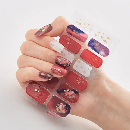 Snowflake Shine Nail Wraps