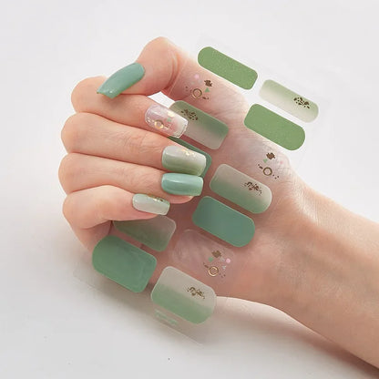 Snowflake Shine Nail Wraps