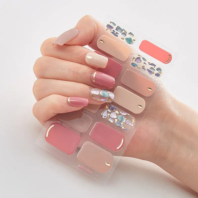 Snowflake Shine Nail Wraps