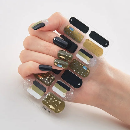 Snowflake Shine Nail Wraps