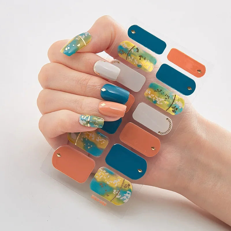 Snowflake Shine Nail Wraps