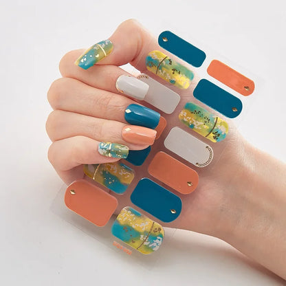 Snowflake Shine Nail Wraps