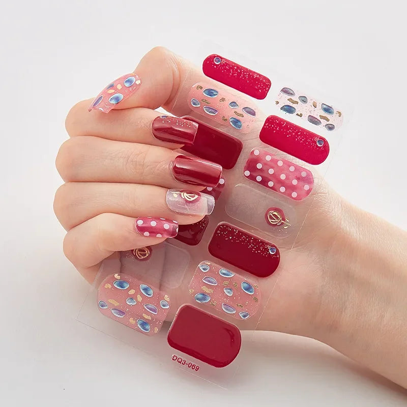 Snowflake Shine Nail Wraps