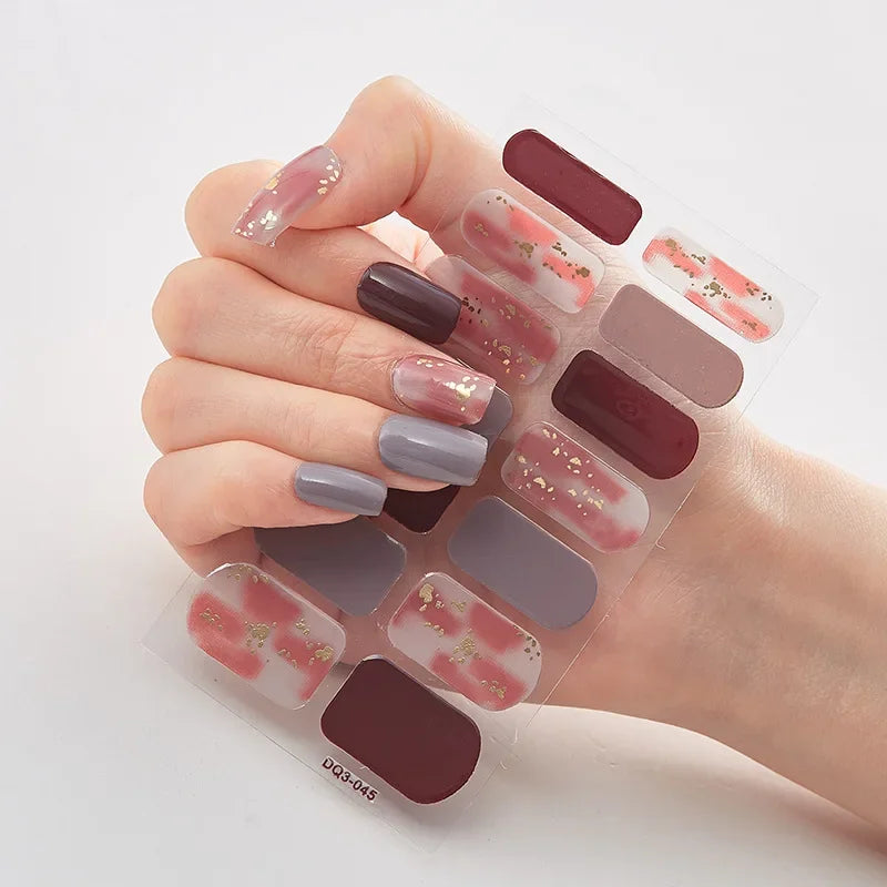 Snowflake Shine Nail Wraps