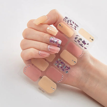 Snowflake Shine Nail Wraps
