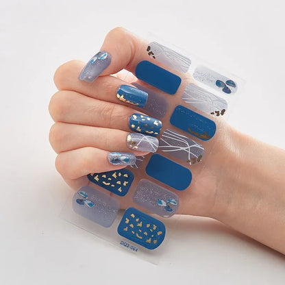 Snowflake Shine Nail Wraps