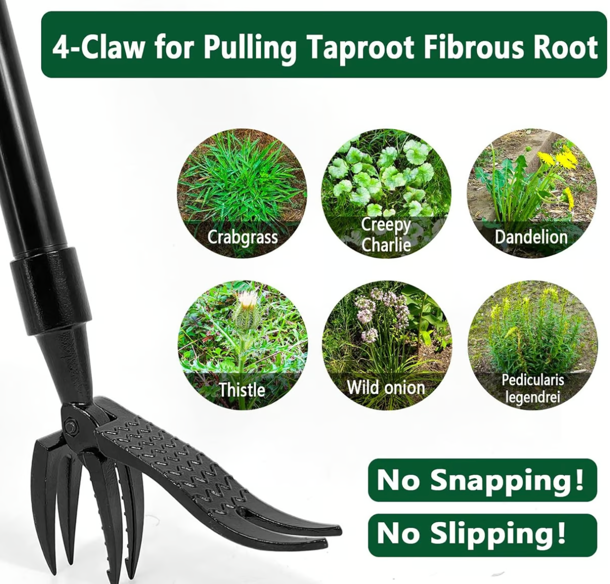 WeedClaw  Effortless, Root-Deep Weed Removal