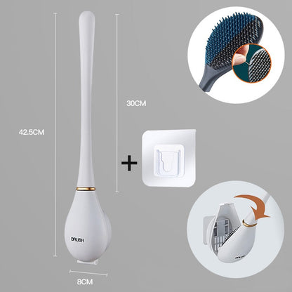 FlexBristle Silicone Toilet Brush