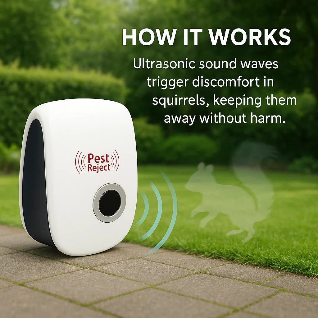 SonicGuard - silent, chemical-free ultrasonic pest repellent