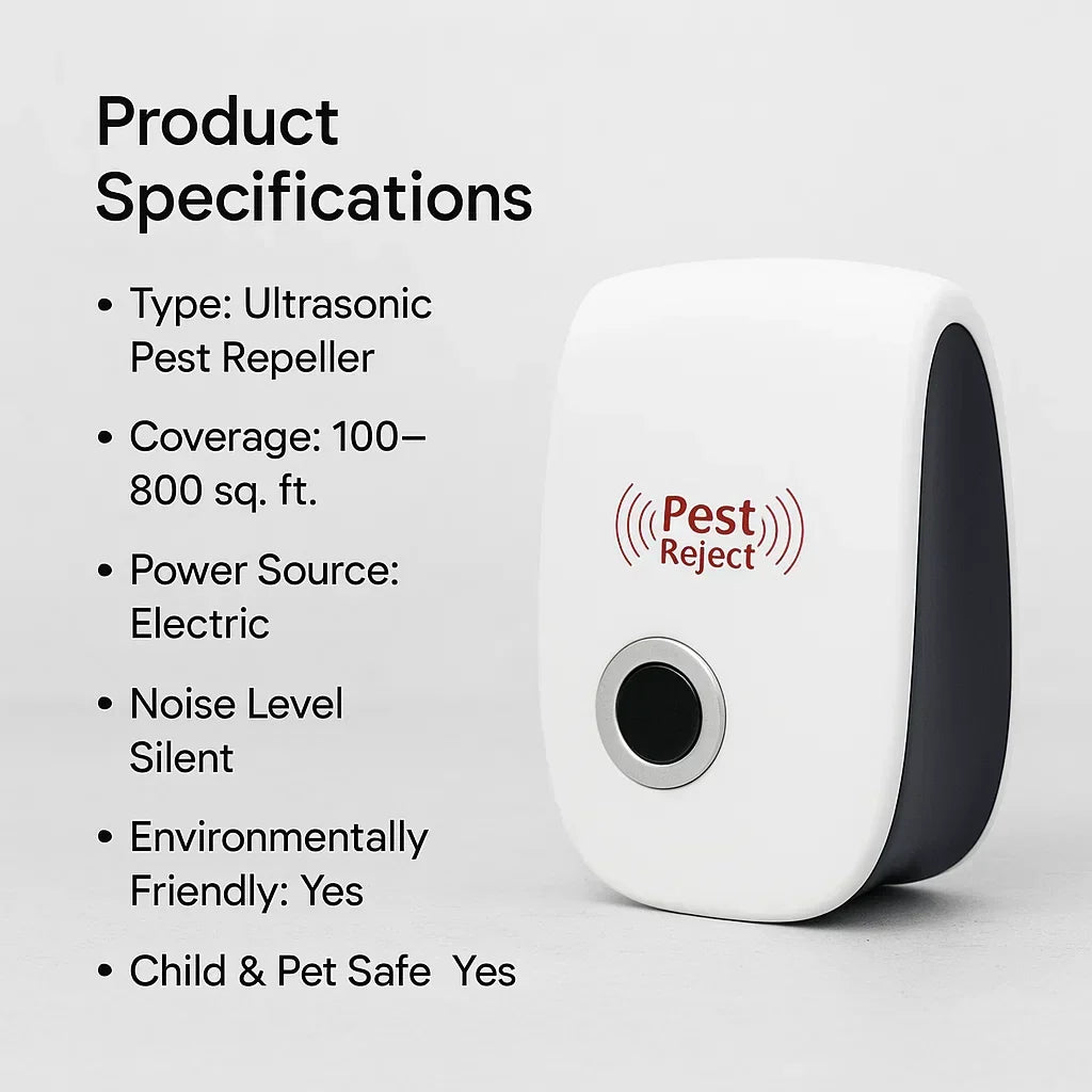 SonicGuard - silent, chemical-free ultrasonic pest repellent