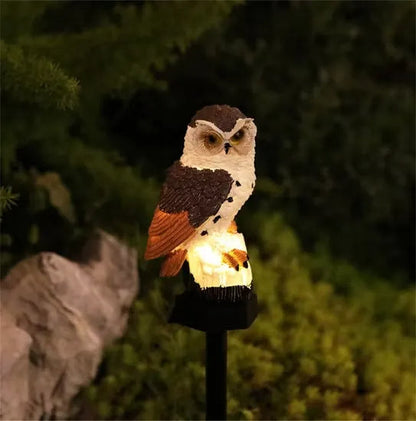 GlowPerch — Solar-Powered, Weatherproof, Auto-Sensing Owl Light