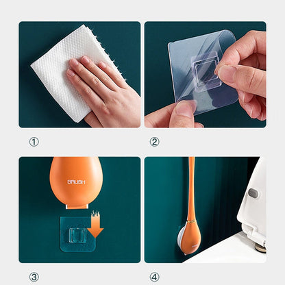 FlexBristle Silicone Toilet Brush