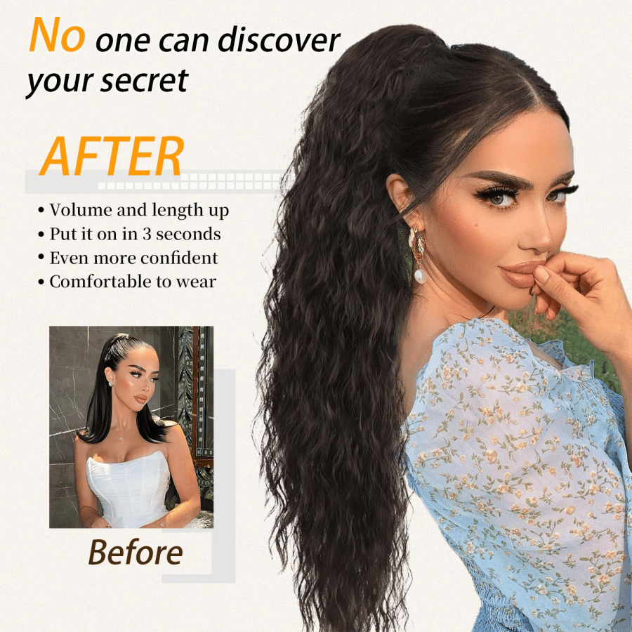 VelvaTail – Natural Hair Ponytail Extension