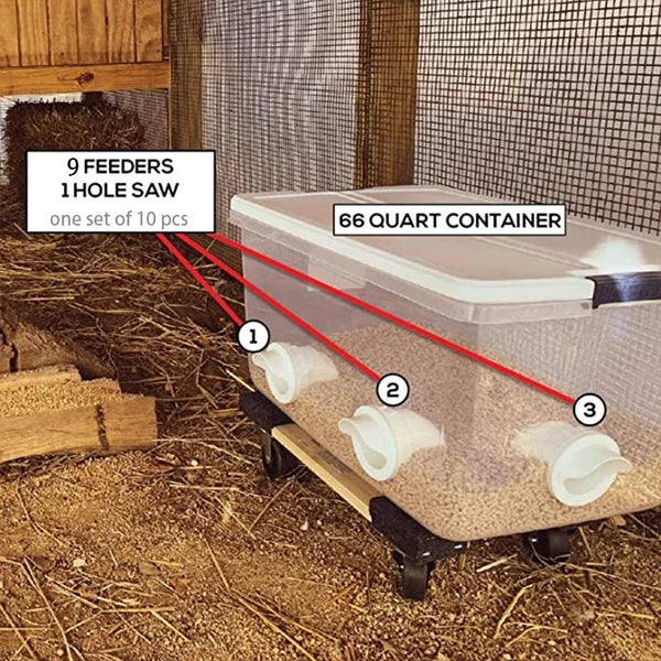 PeckFlow - DIY Chicken Feeder
