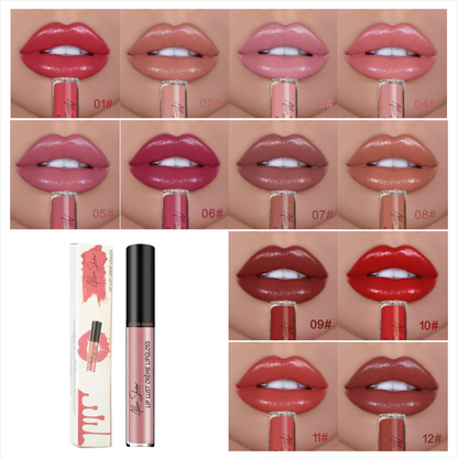 12colors of waterproof lipstick