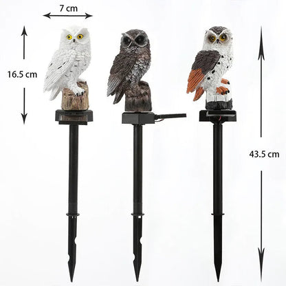 GlowPerch — Solar-Powered, Weatherproof, Auto-Sensing Owl Light