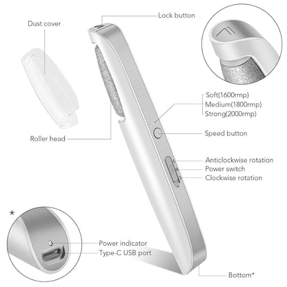 SoleRefine Electric Foot Refiner