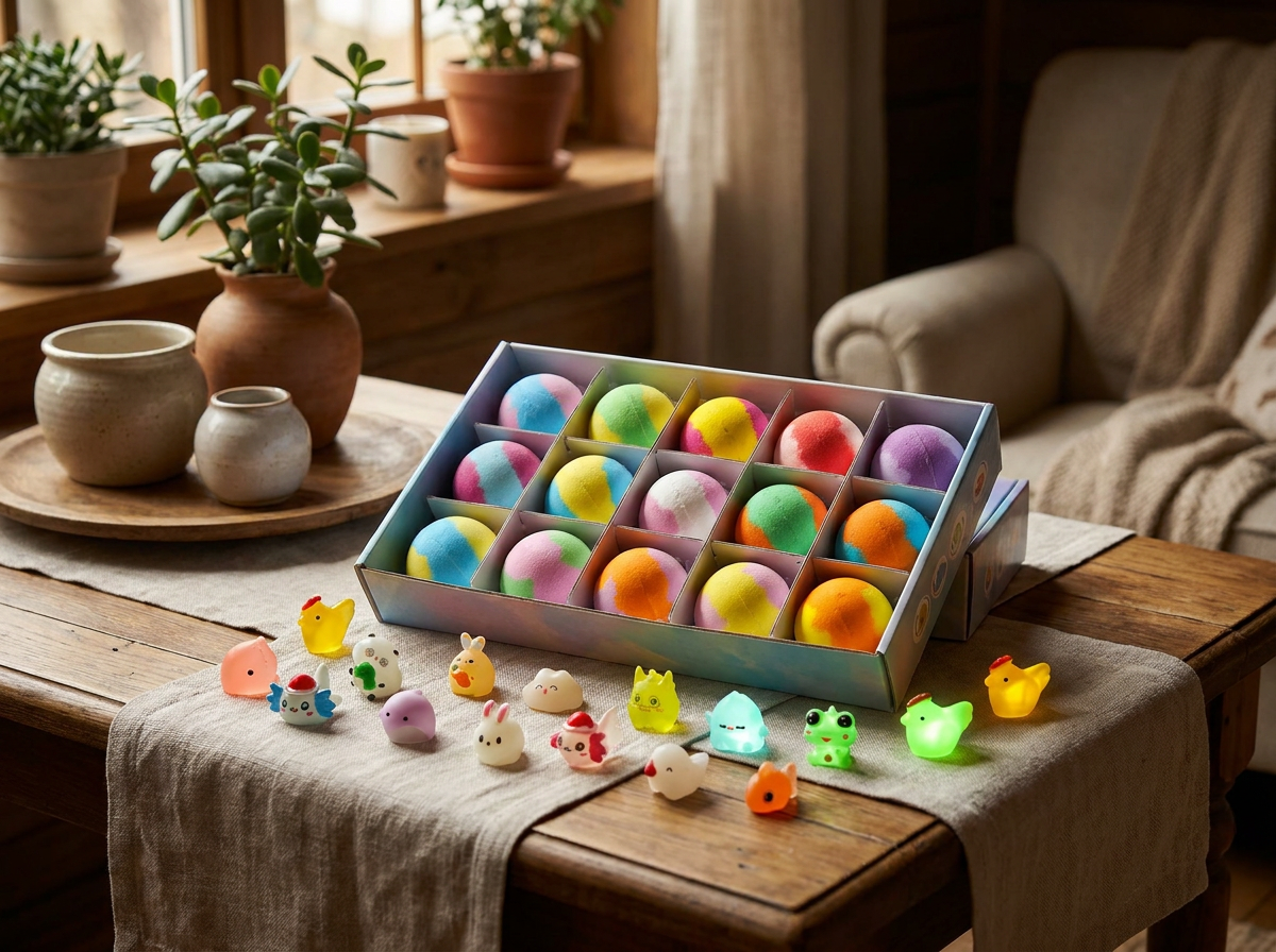 BATH BOMBS WITH TOYS INSIDE 15 PCS
