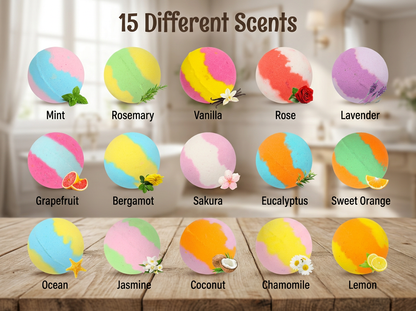 BATH BOMBS WITH TOYS INSIDE 15 PCS